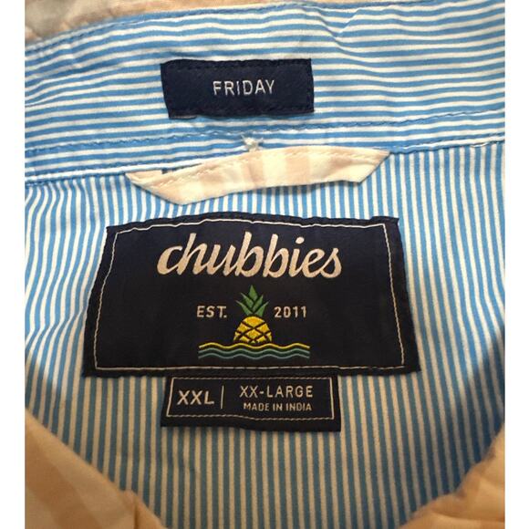 Chubbies The Rainbow Row Friday Shirt Size XXL New with tags - Picture 4 of 5